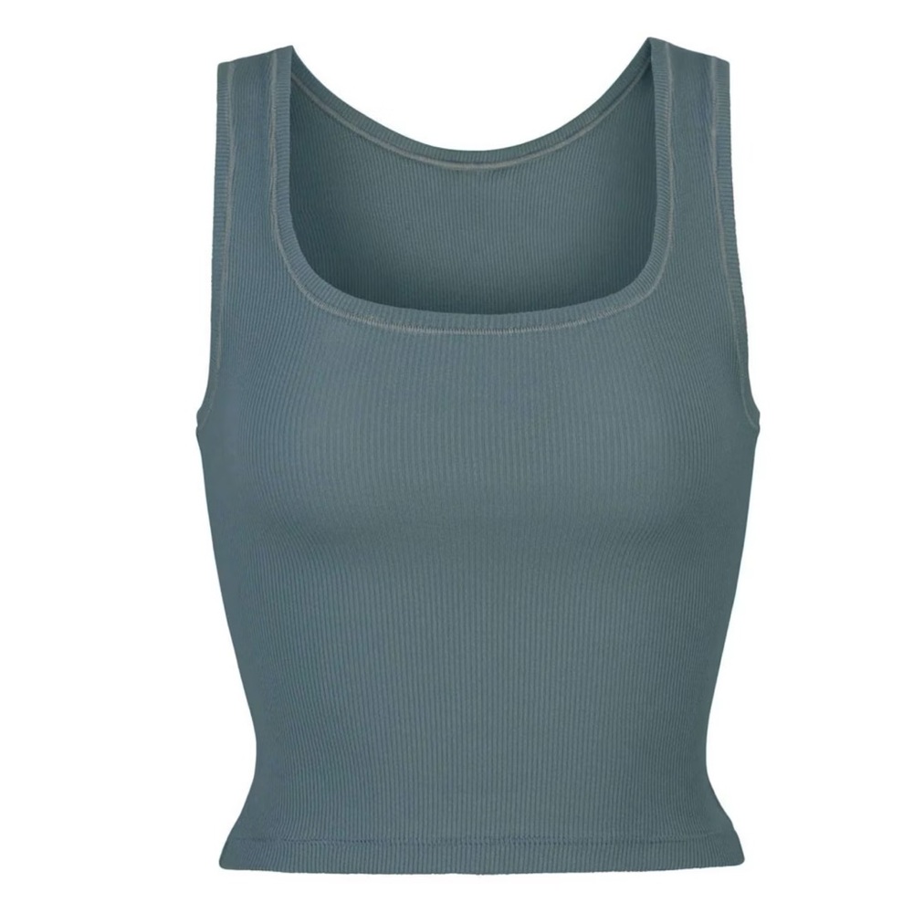 SKIMS COTTON RIB TANK - Kyanite